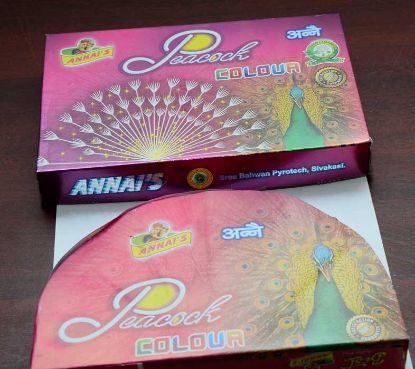 Peacock Colour Shower Sivakasi Crackers